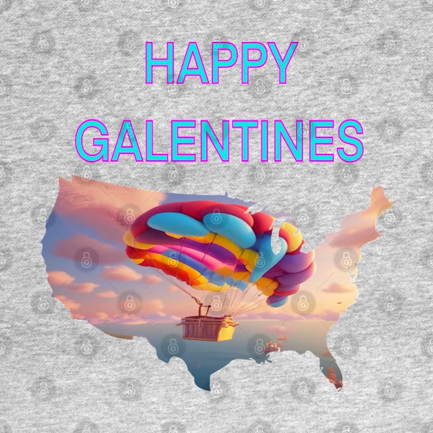 Happy Galentines hot air balloon by sailorsam1805